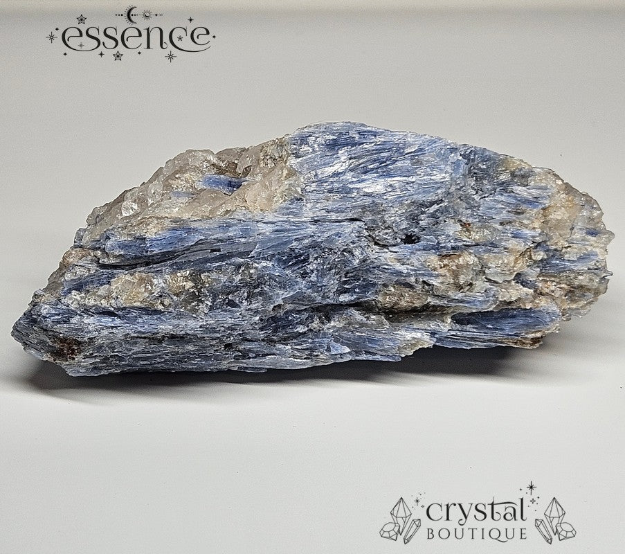 Blue Kyanite with Quartz Raw Specimen. Balance, Clarity & Alignment