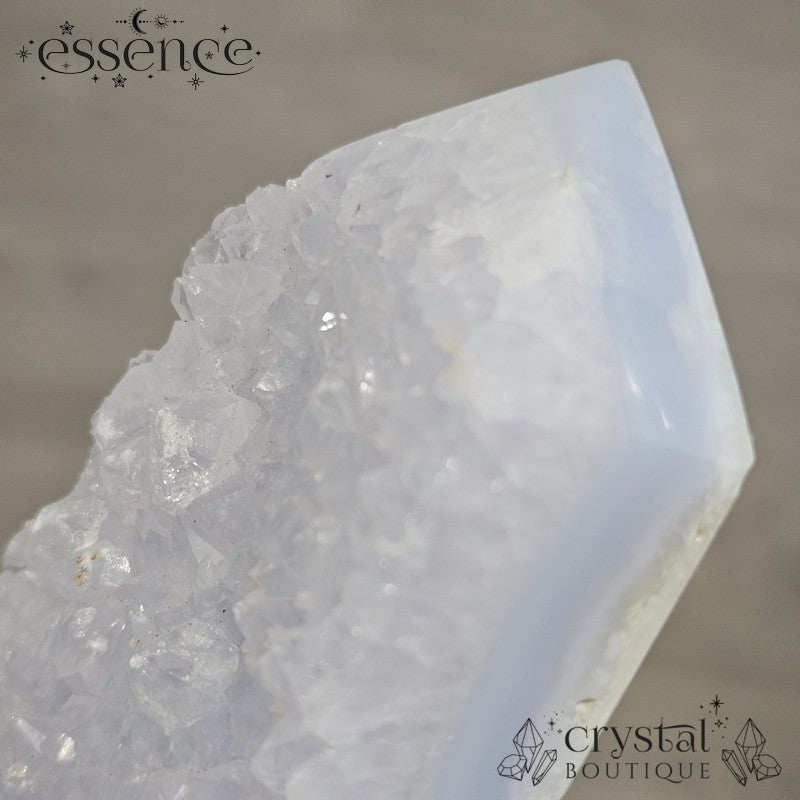 Blue Lace Agate Tower - Crystal Surf