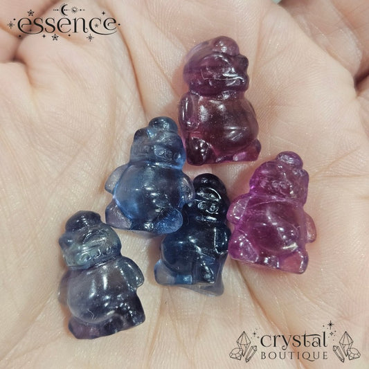 Mini Fluorite Oogie Carving