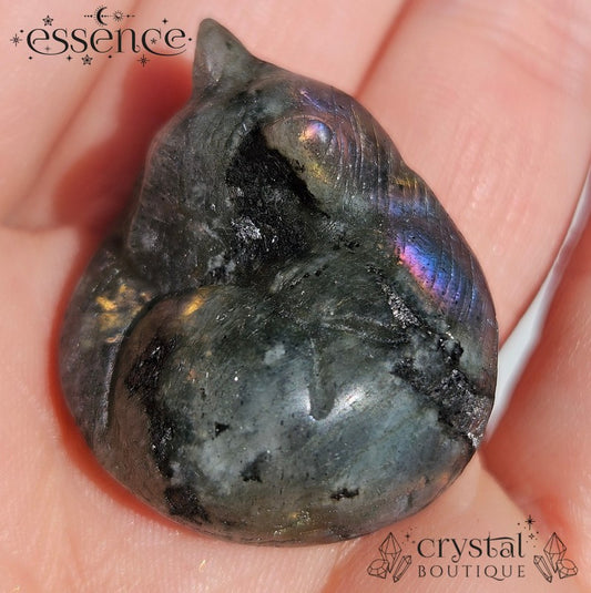 Labradorite Sleeping Cat