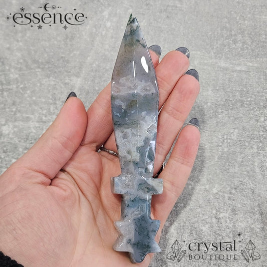 Moss Agate Star Dagger