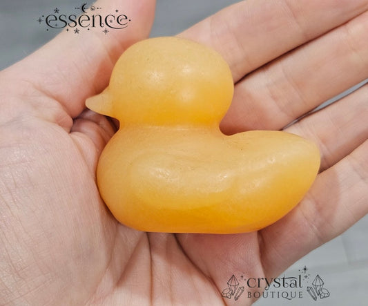 Orange Calcite Duck