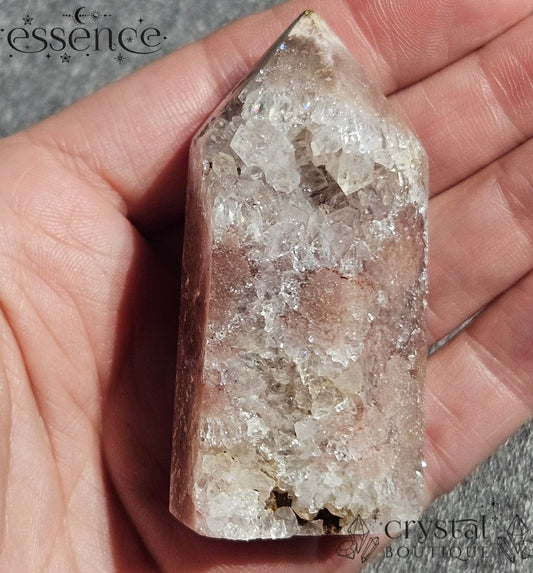 Pink Amethyst Tower - Gentle strength & Calm