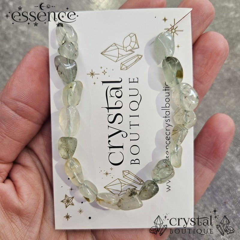 Prehnite Chip Bracelet