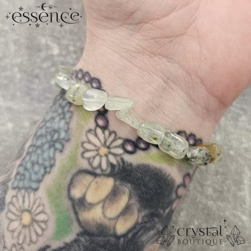 Prehnite Chip Bracelet