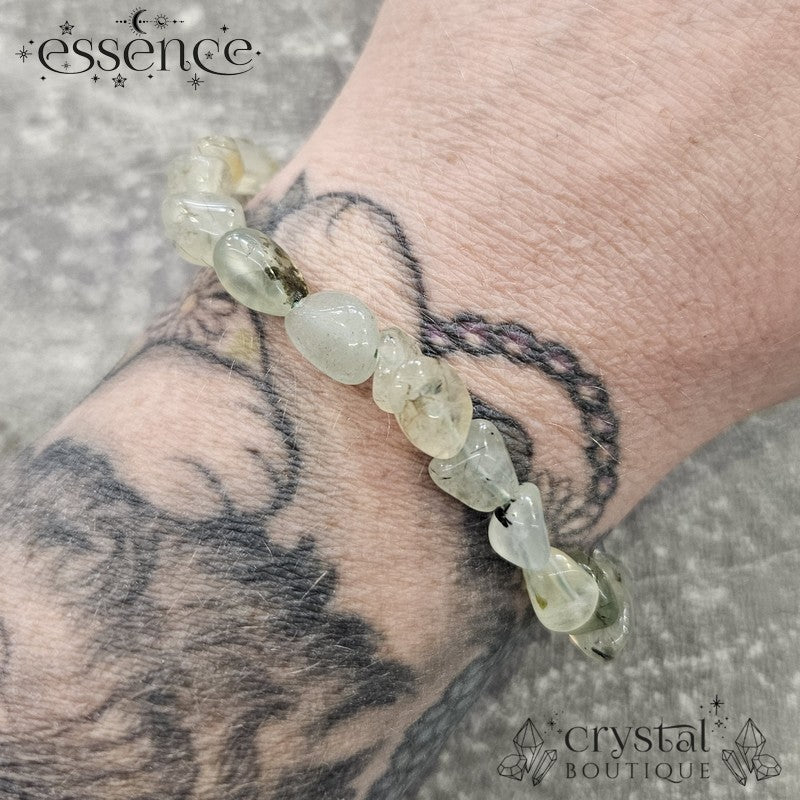 Prehnite Chip Bracelet