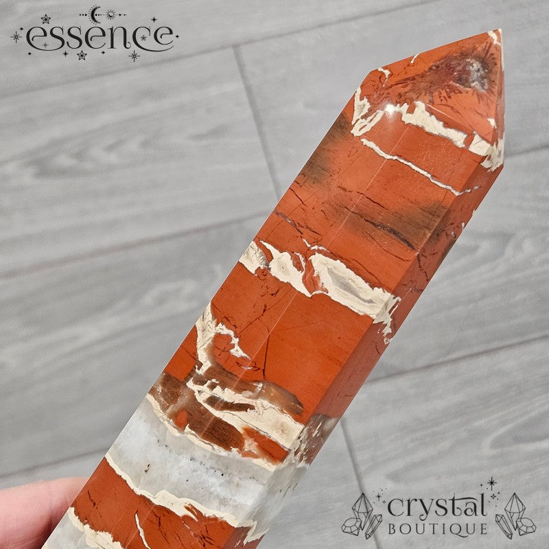 Red Jasper Tower (682g) 🔥 stability and strength