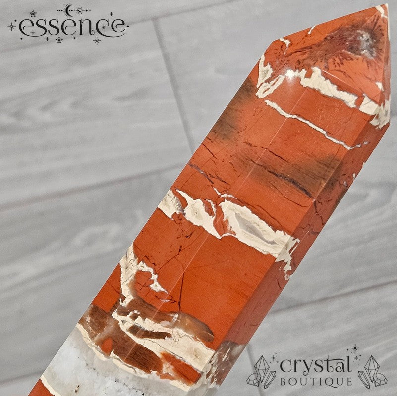 Red Jasper Tower (682g) 🔥 stability and strength