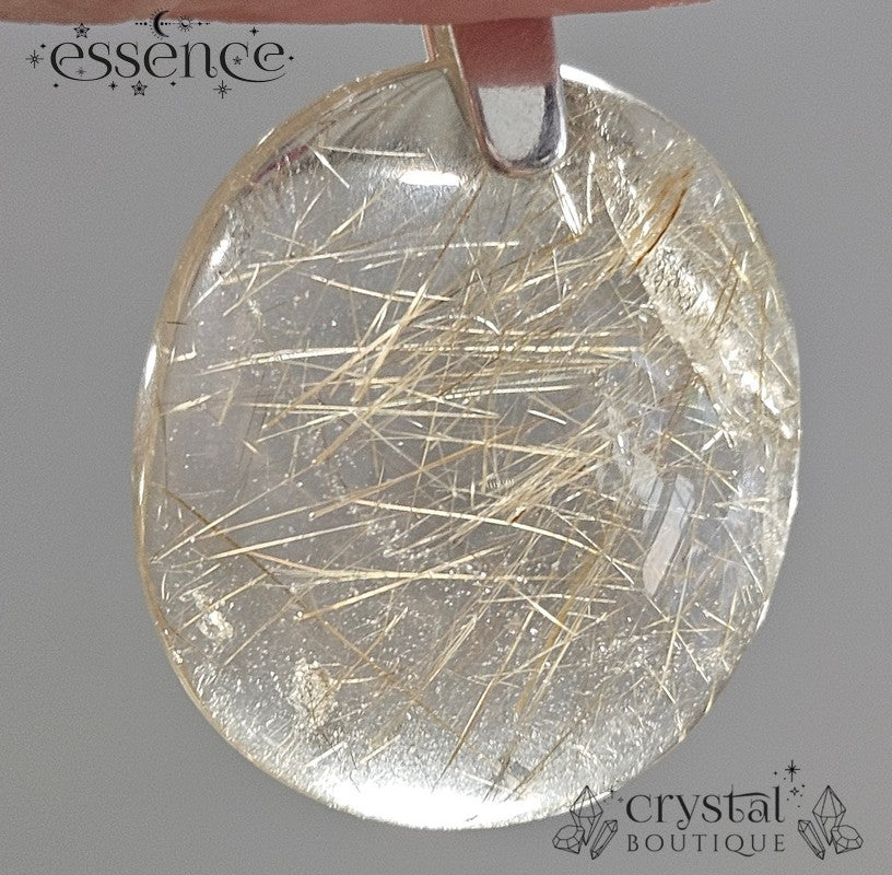 Golden Rutilated Quartz Pendant