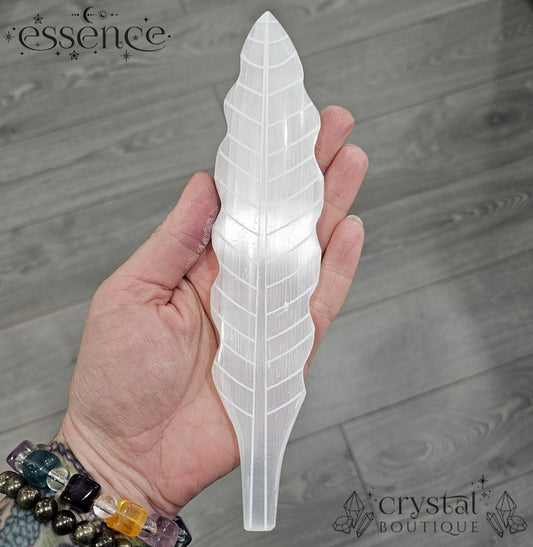 Satin Spa Crystal Feather