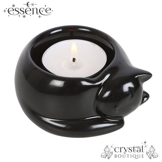 Black Cat Candle Holder